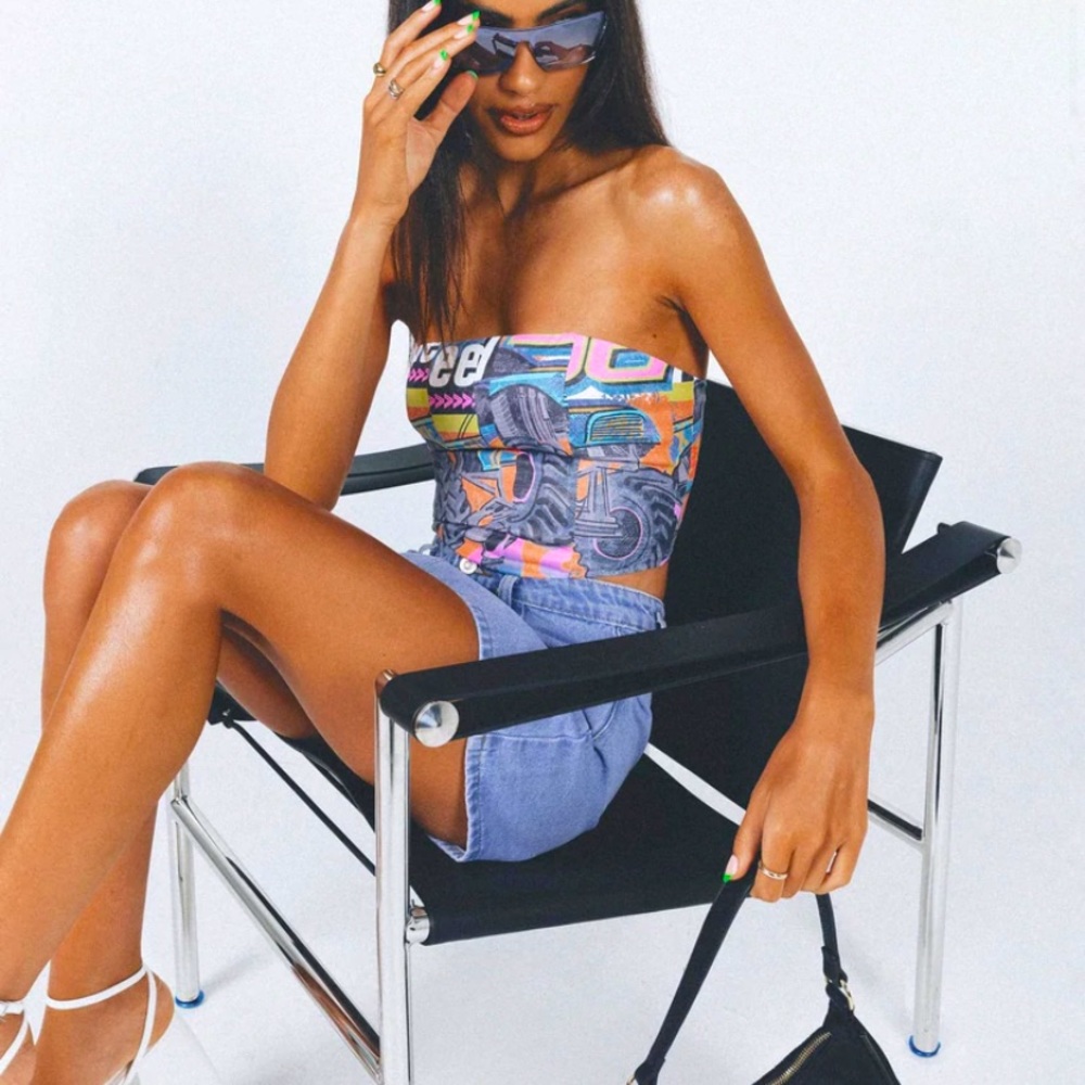 Princess Polly speed racer top multi